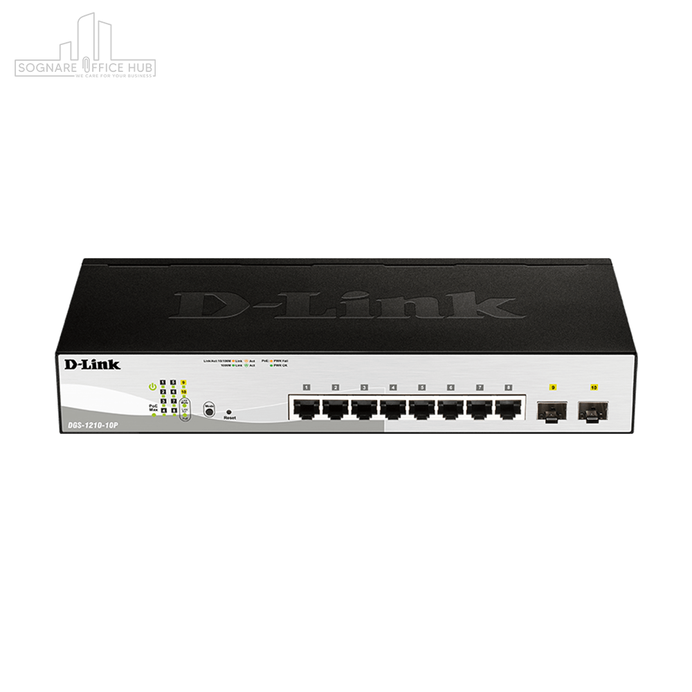 D-Link DGS-1210-10 8 Port Gigabit Smart Managed Switch