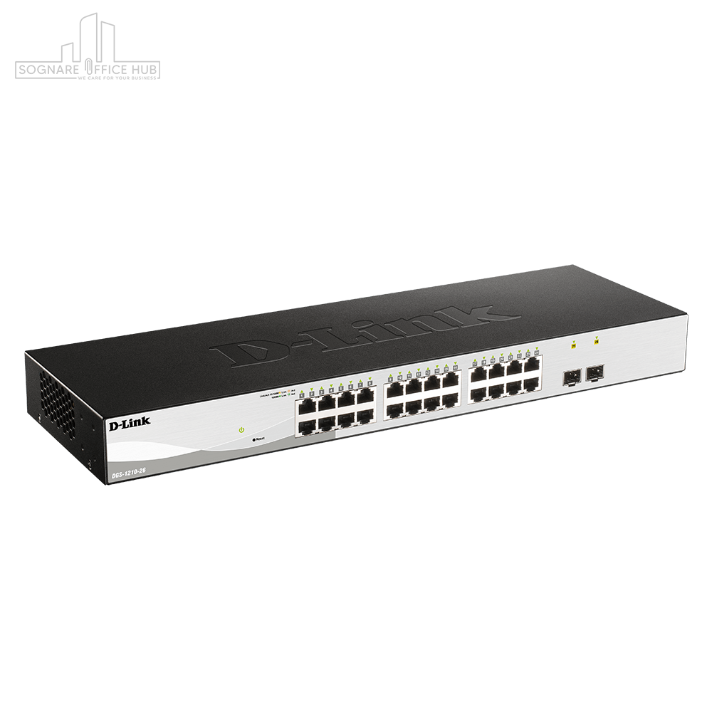 D-Link DGS-1210-26 24-Port Gigabit Smart Managed Switch
