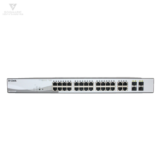 D-Link DGS-1210-28P 28-port Gigabit Smart Managed PoE (193W) Switch with 4-port Gigabit Combo Uplinks