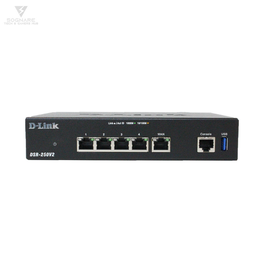 D-Link DSR-250V2 Dual-WAN Unified Service VPN Router