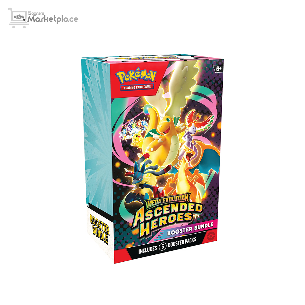 Pokémon TCG Mega Evolution Ascended Heroes Booster Bundle - 6 Packs