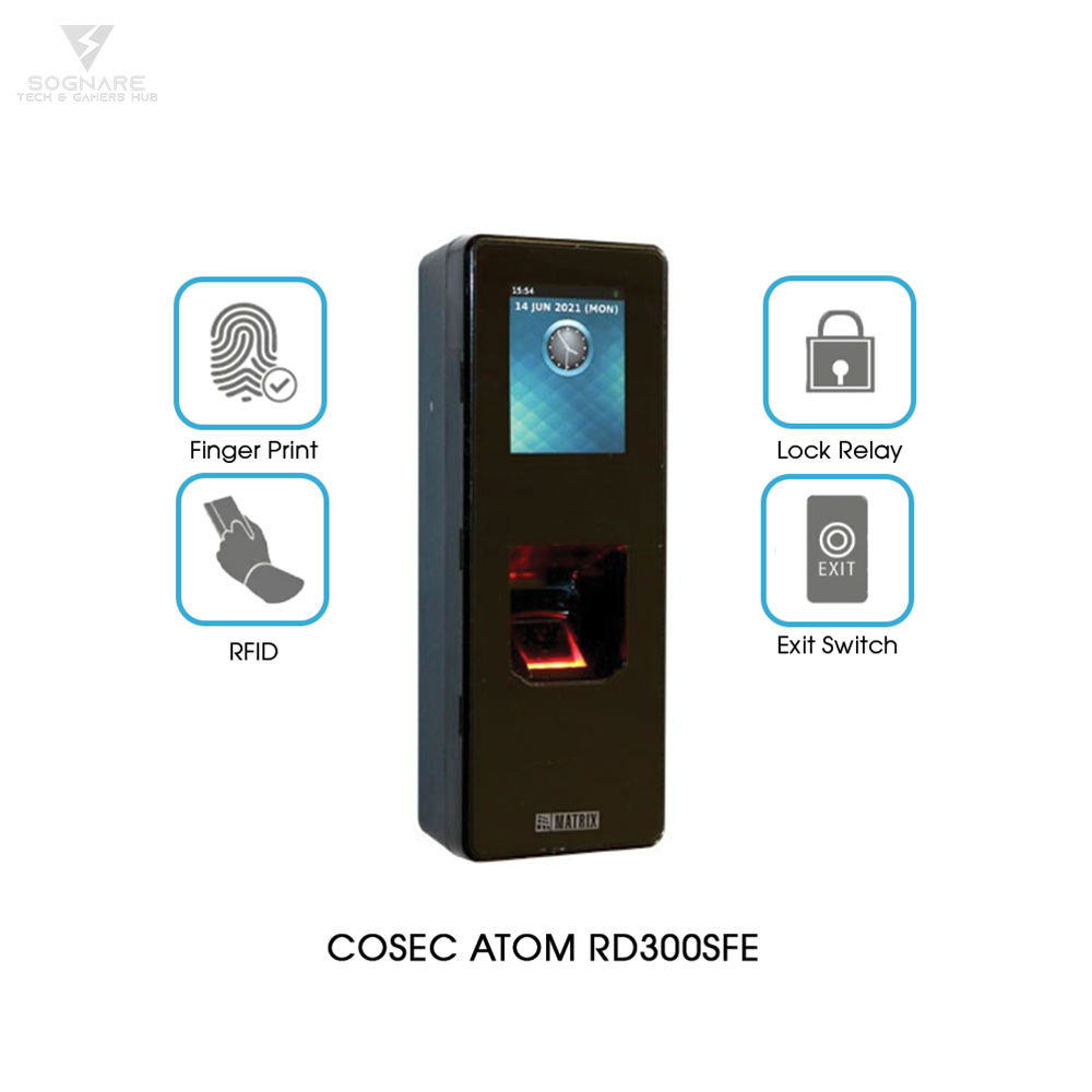 Matrix COSEC Atom RDS300SFE Access Control (Install & Support Incl.)