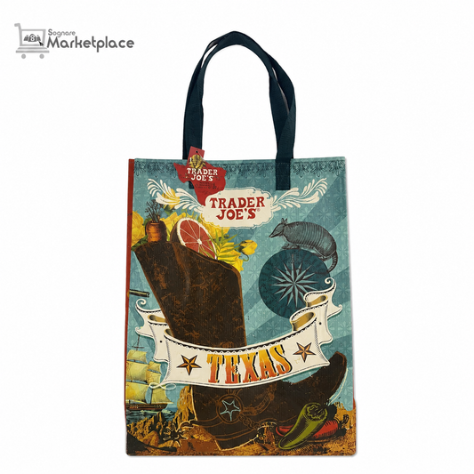Trader Joe's Regional Reusable Shopping Bags- Original from Texas U.S
