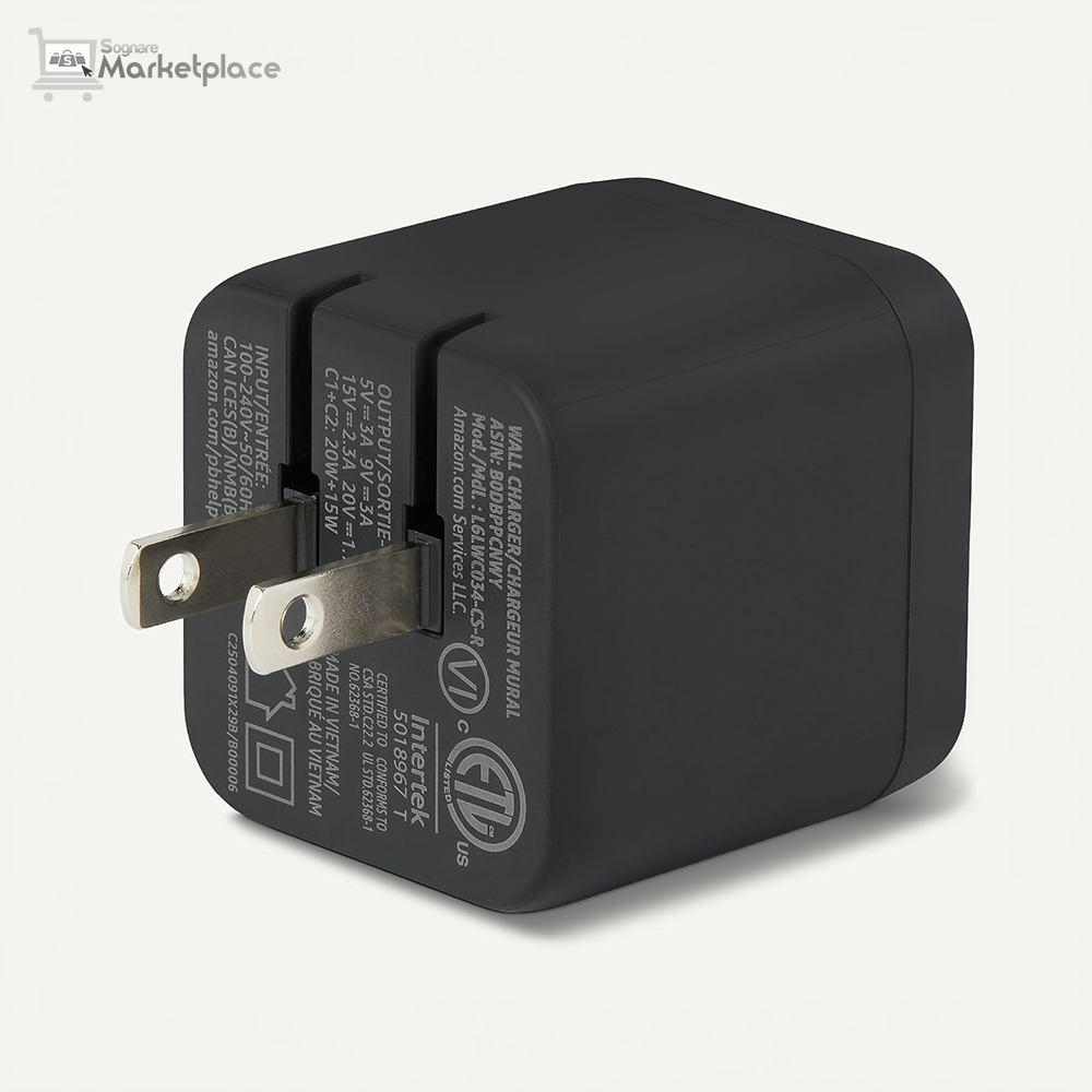 Amazon Basics 35W Fast Charging USB-C Nano GaN Wall Charger