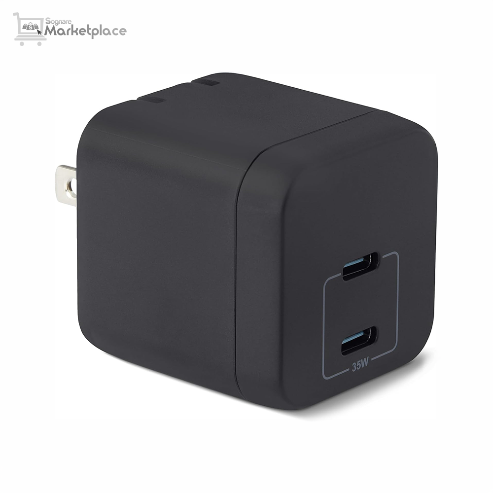 Amazon Basics 35W Fast Charging USB-C Nano GaN Wall Charger