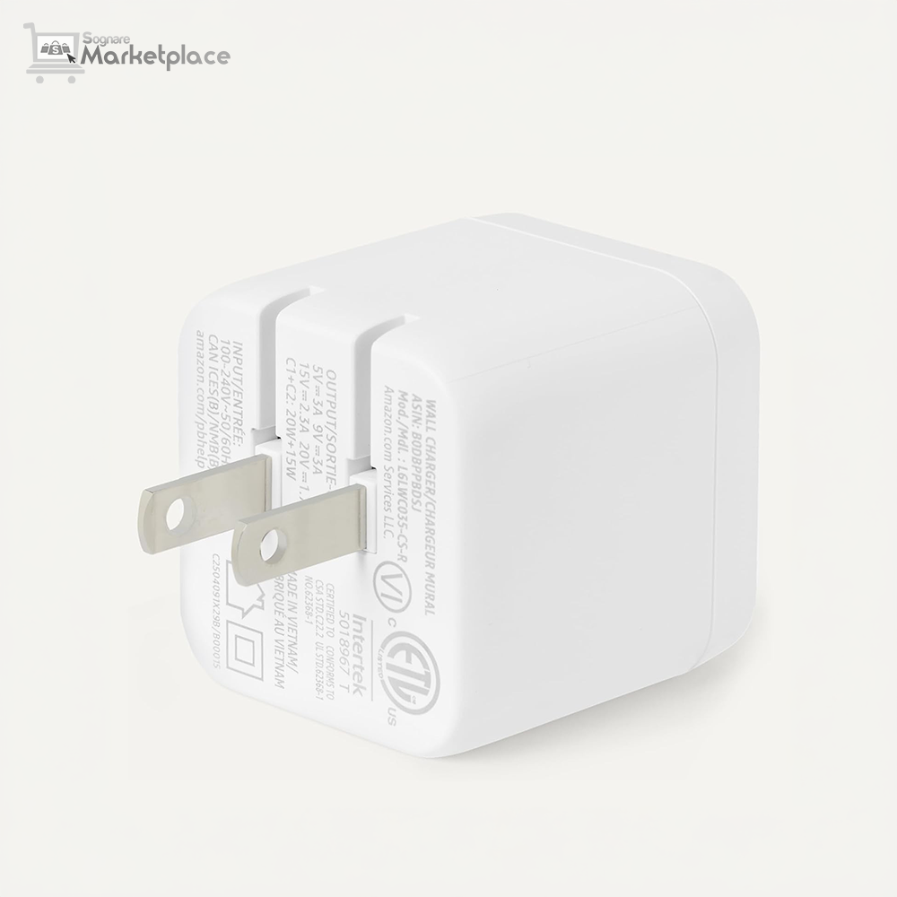 Amazon Basics 35W Fast Charging USB-C Nano GaN Wall Charger