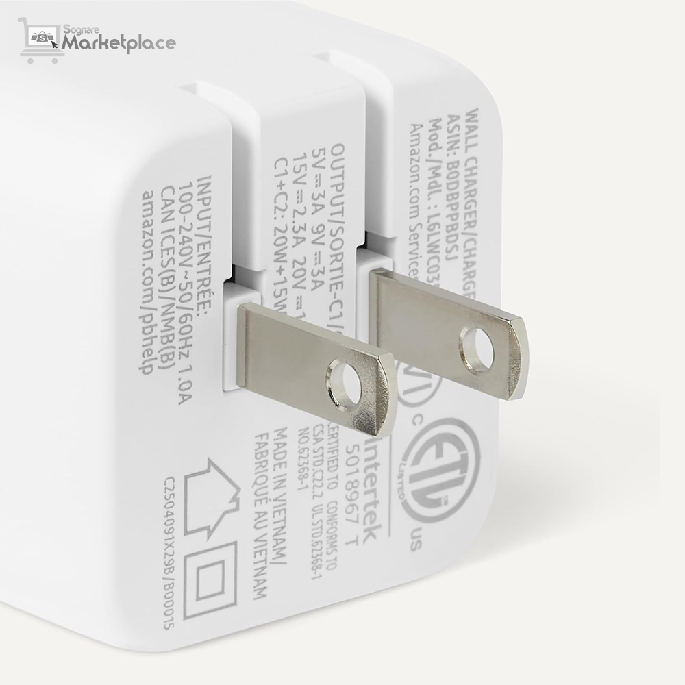 Amazon Basics 35W Fast Charging USB-C Nano GaN Wall Charger