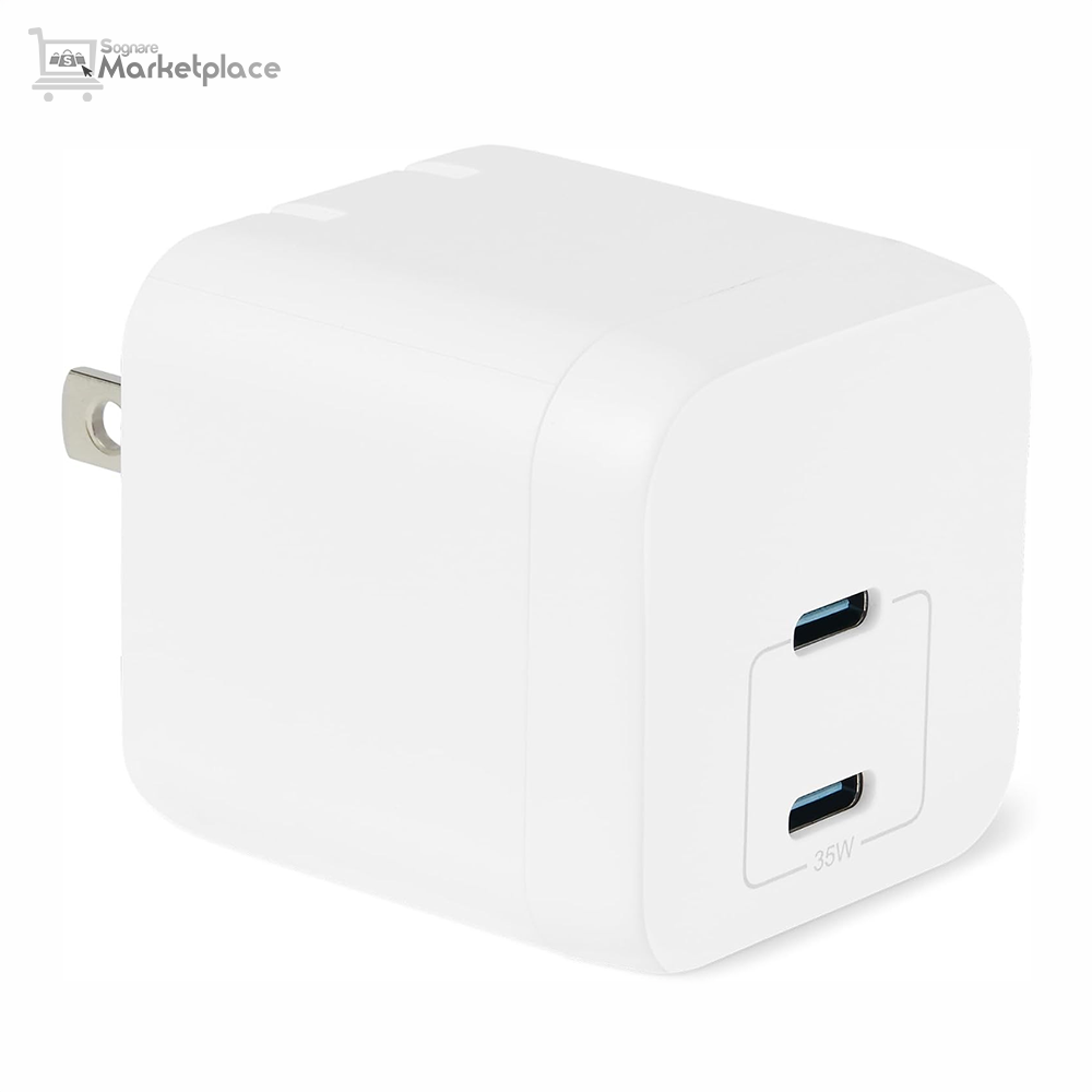 Amazon Basics 35W Fast Charging USB-C Nano GaN Wall Charger
