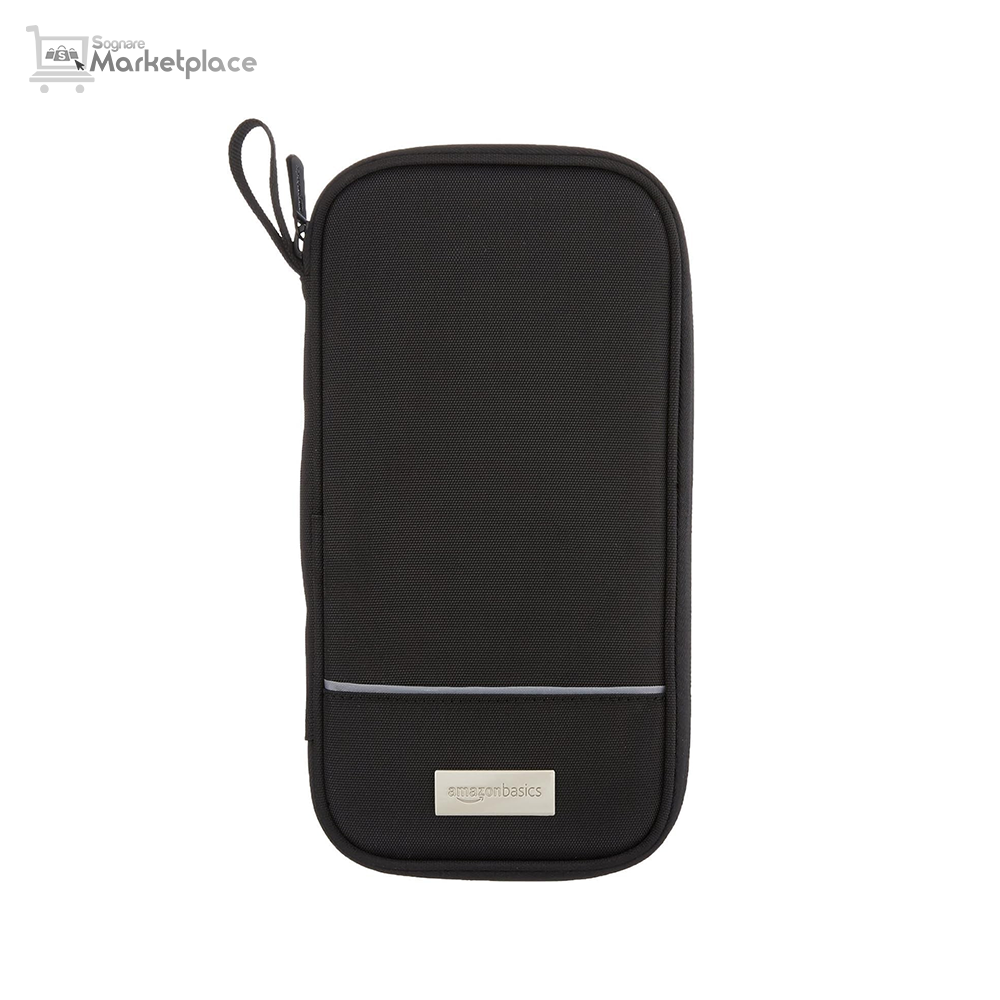 Amazon Basics RFID-blocking Passport Wallet, Passport Holder for Travel