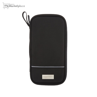 Amazon Basics RFID-blocking Passport Wallet, Passport Holder for Travel