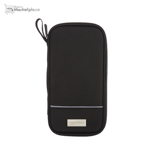 Amazon Basics RFID-blocking Passport Wallet, Passport Holder for Travel
