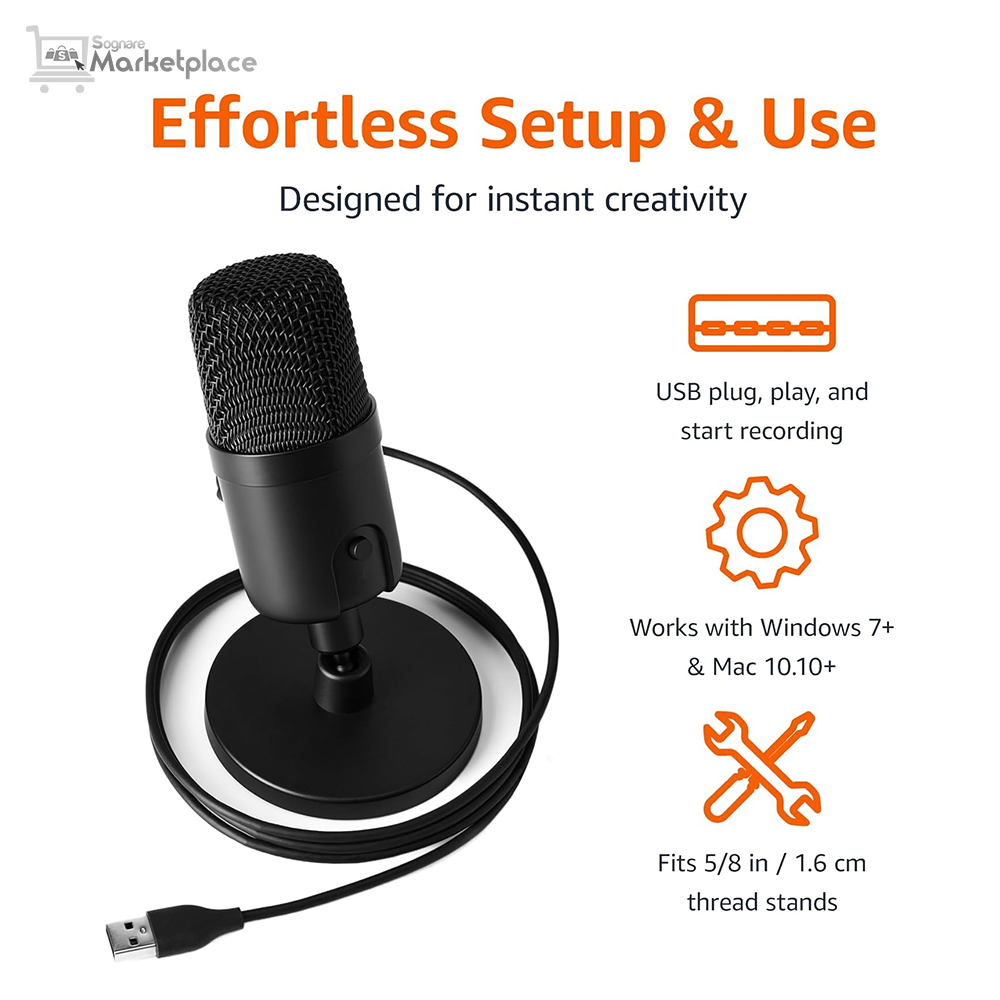 Amazon Basics Mini USB Condenser Microphone