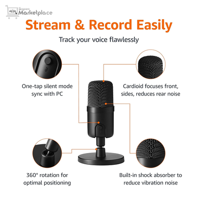 Amazon Basics Mini USB Condenser Microphone