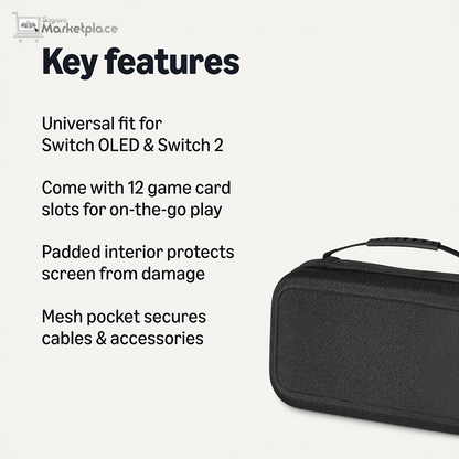 Amazon Basics Universal Nintendo Switch Carrying Case