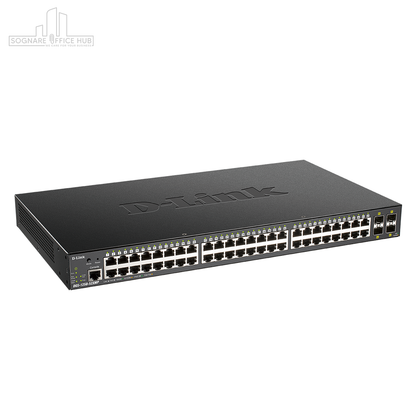 D-Link 52-Port 10-Gigabit Smart Managed PoE Switch - DGS-1250-52XMP