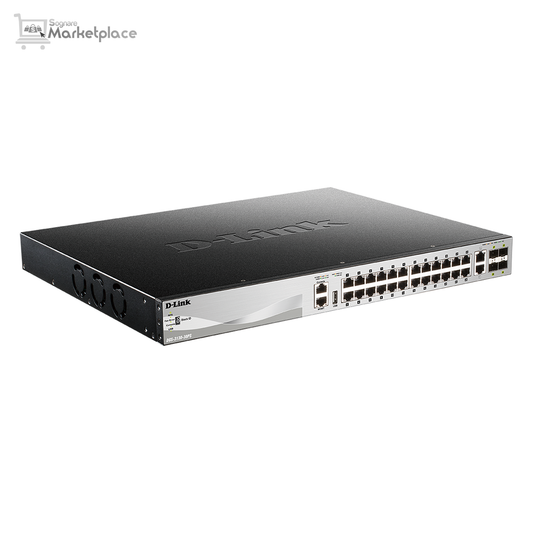DGS-3130-30PS 30-Port Lite Layer 3 Stackable Managed PoE Switch