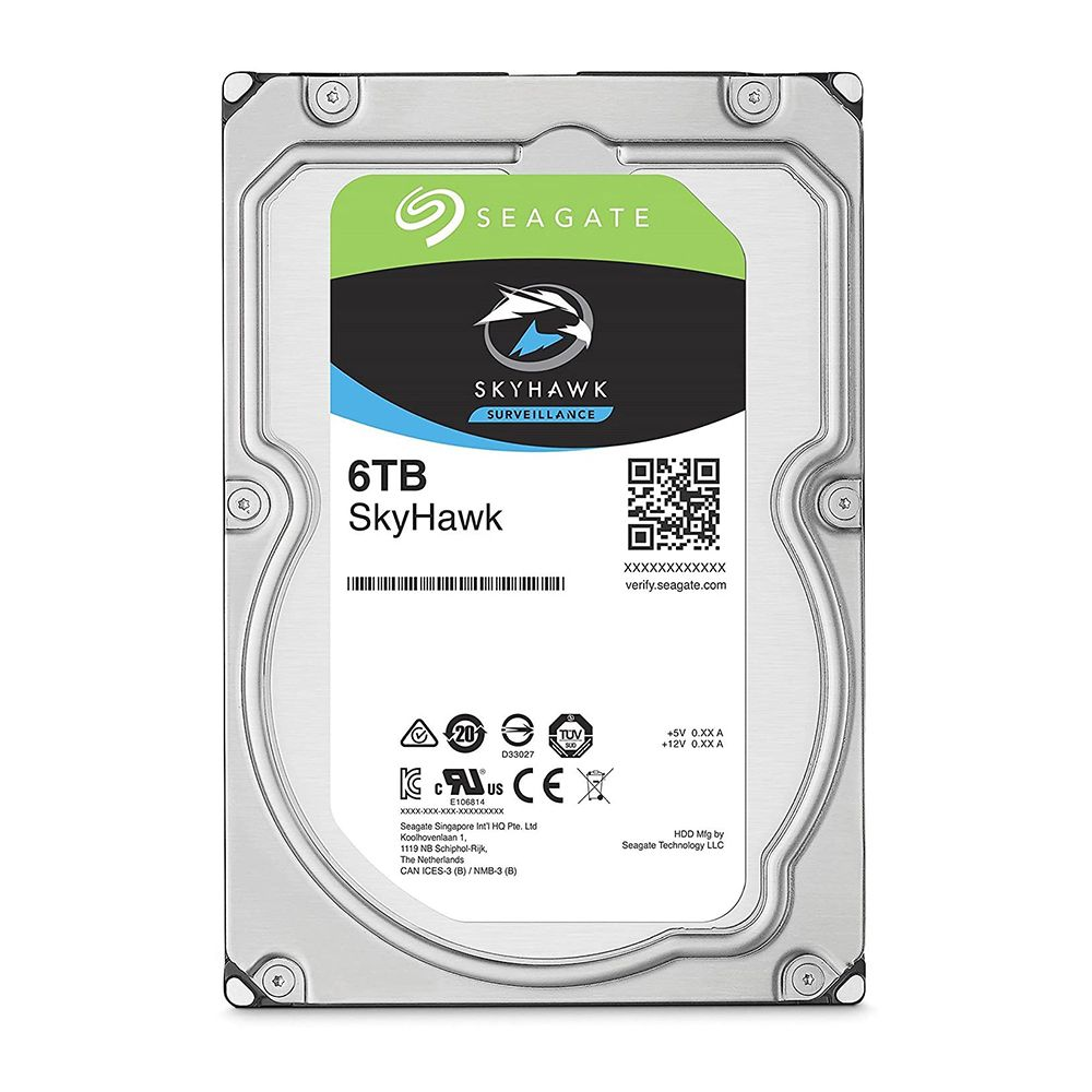 Seagate Skyhawk Surveillance (6TB)  Imageperfect Firmware Skyhawk Health Management NVR - Ready Design ATA Streaming Support Lower Power Consumption