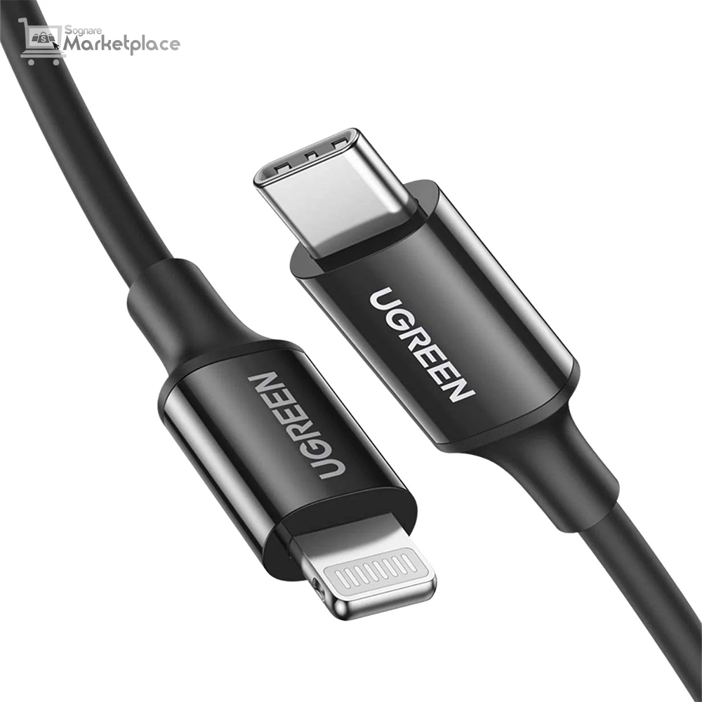 Ugreen USB-C to Lightning PD Fast Charging Cable - Black